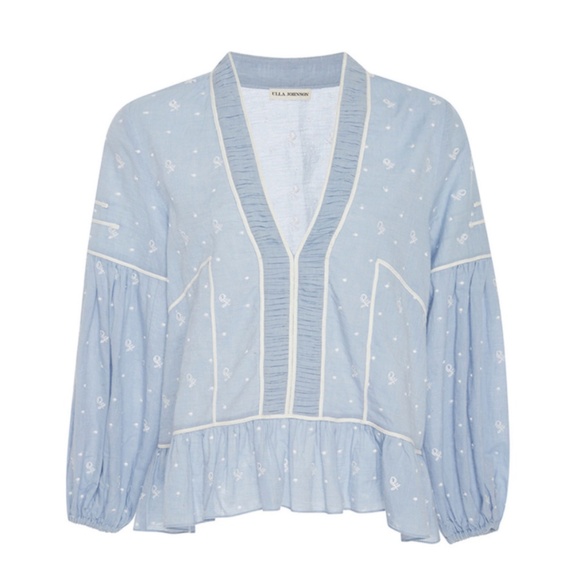 Ulla Johnson Etienne Blouse, Size 2 - Picture 5 of 6